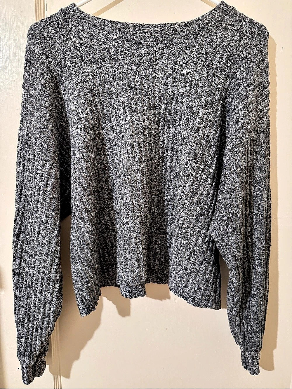 ZARA Gray Knit Sweater S